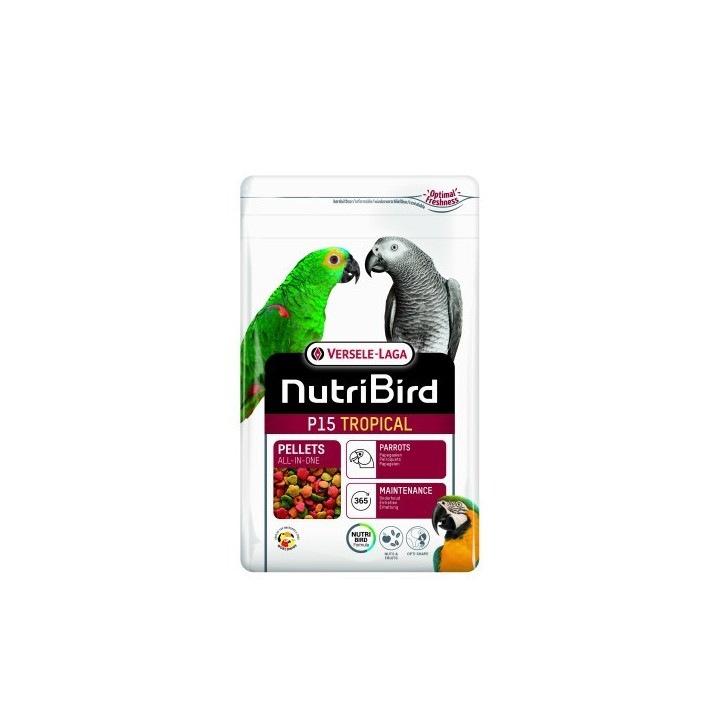 Nutribird P15 tropical - entretien
