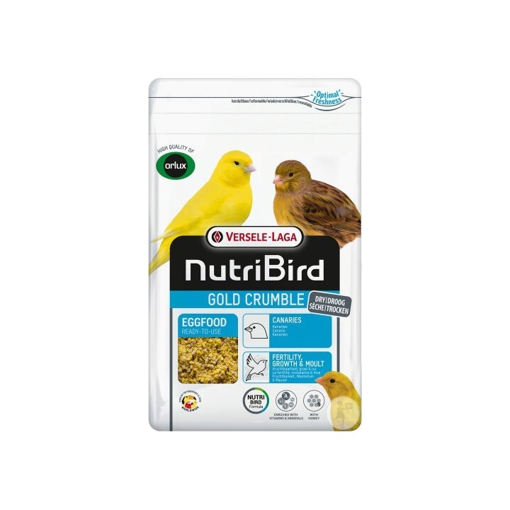 Pâtée aux œufs sèche canaris nutribird