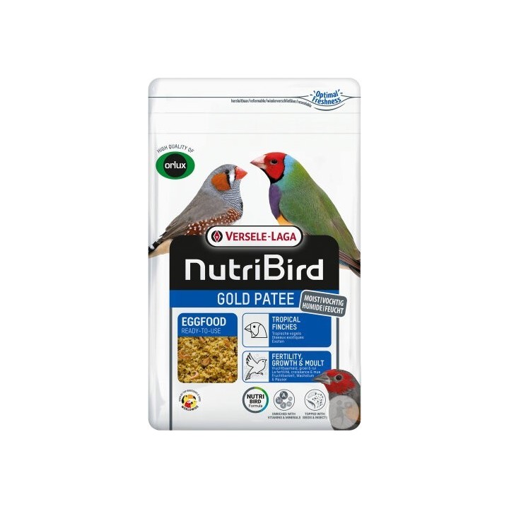 NutriBird Gold Patée Oiseaux Exotiques