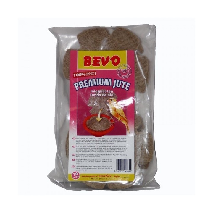 Fonds de Nid Préformés en Jute Tissé x 10