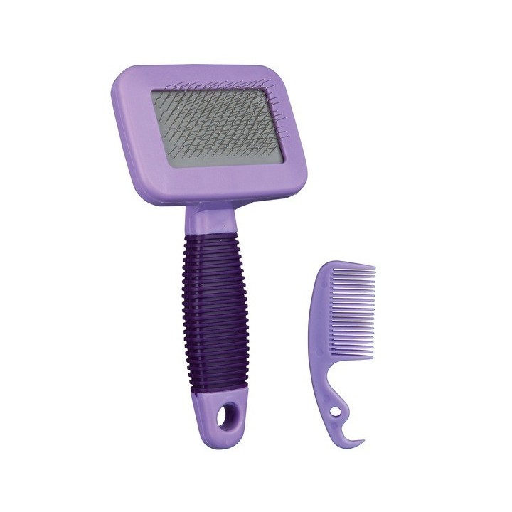 Brosse souple lapin et petit rongeur trixie