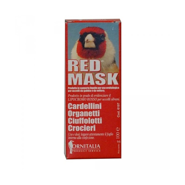 Red mask ornitalia