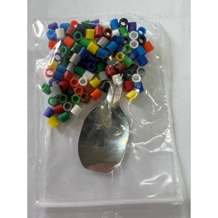 100 bagues plastique couleurs pour sexage oiseaux avec outil de montage 3.0mm