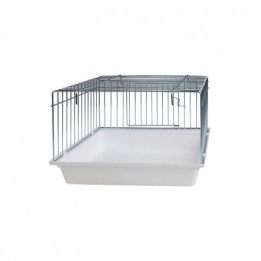Baignoire perruches et perroquets ou cage de sevrage baby avec porte arrière