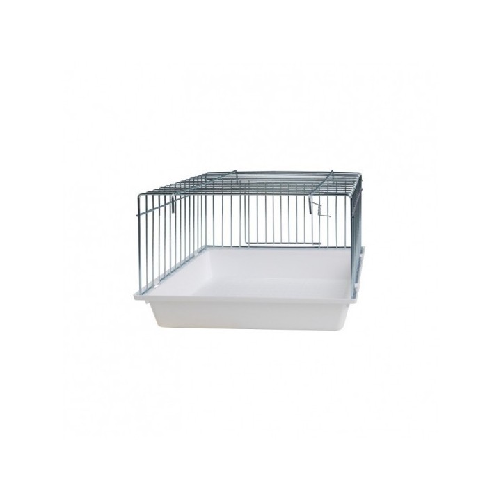 Baignoire perruches et perroquets ou cage de sevrage baby avec porte arrière