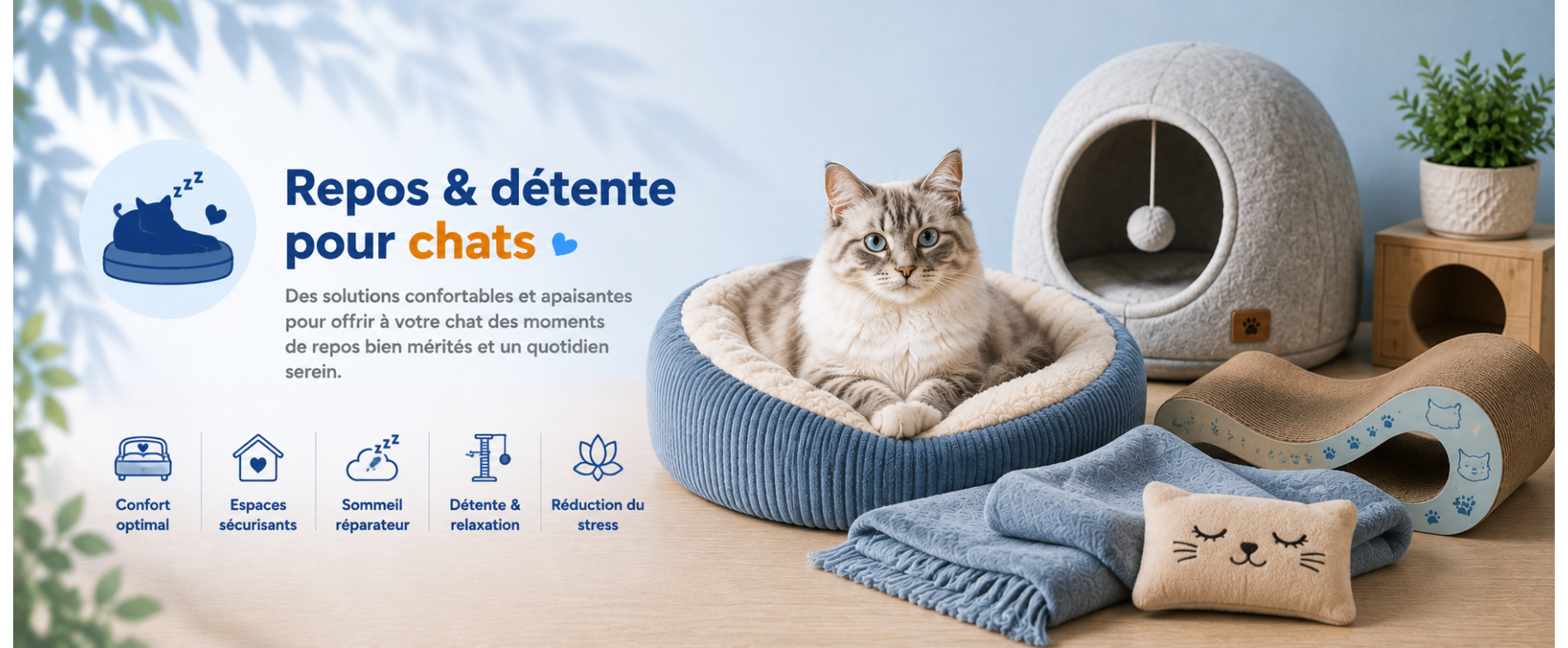 Couchages et repos pour chats | AnimauxCool
