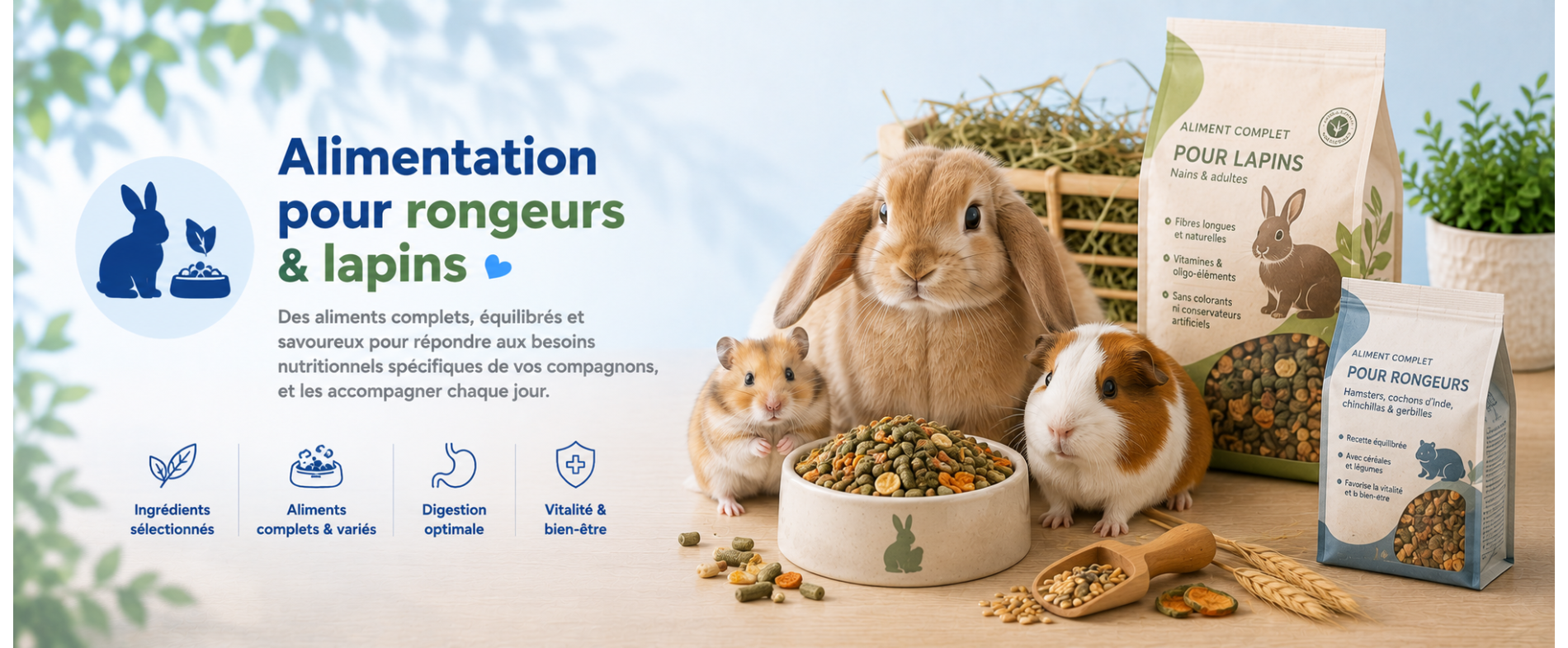 Alimentation pour rongeurs | AnimauxCool
