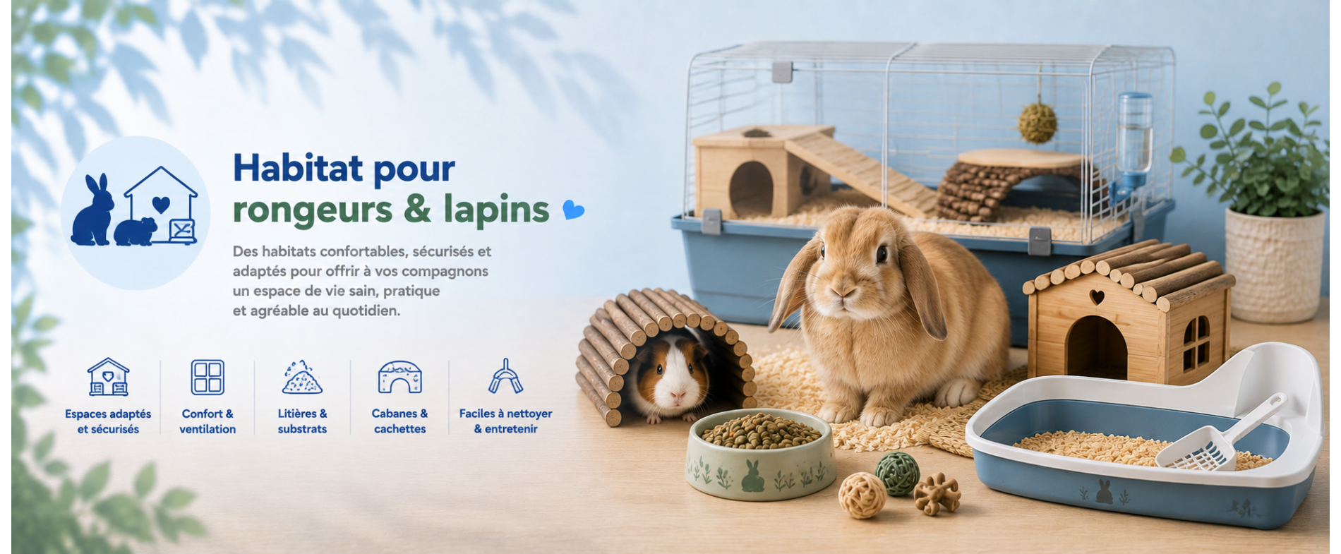 Cages et habitats pour rongeurs | AnimauxCool