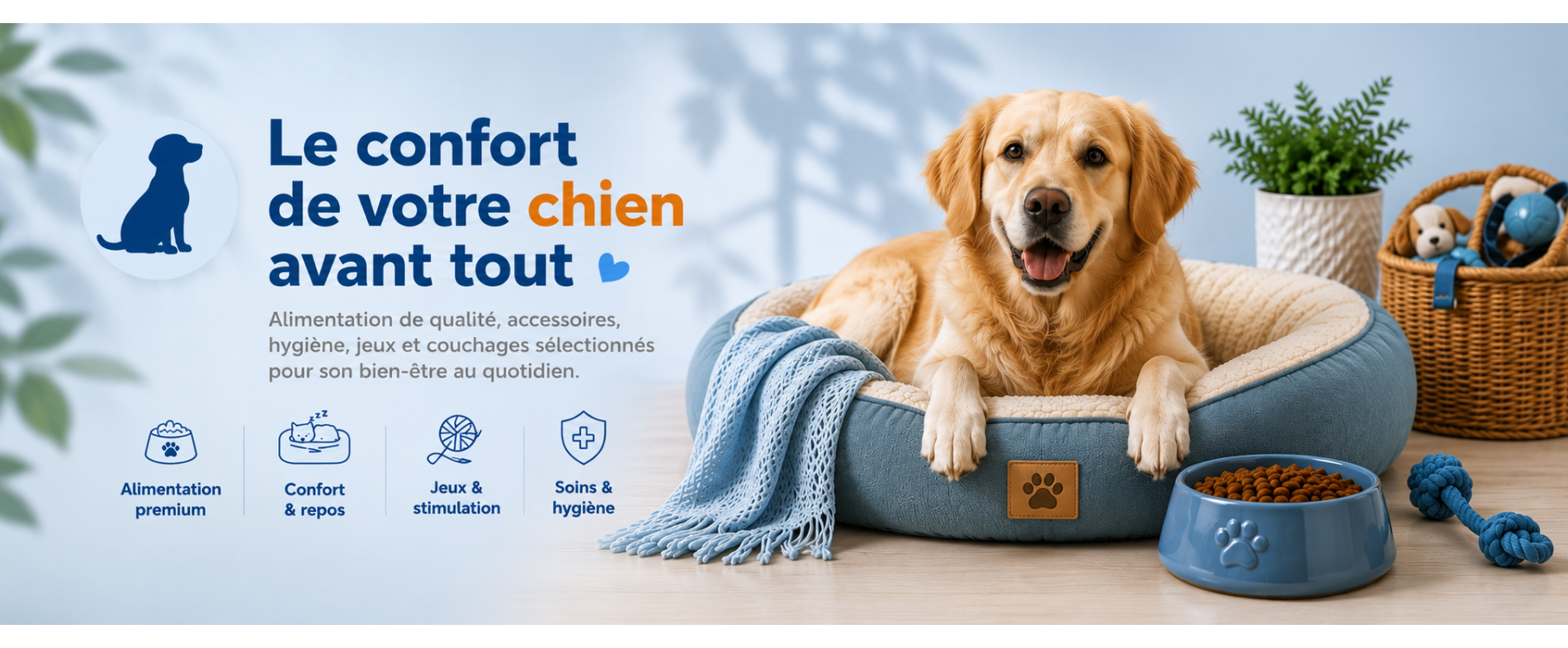 Accessoires, alimentation et soins pour chiens | AnimauxCool