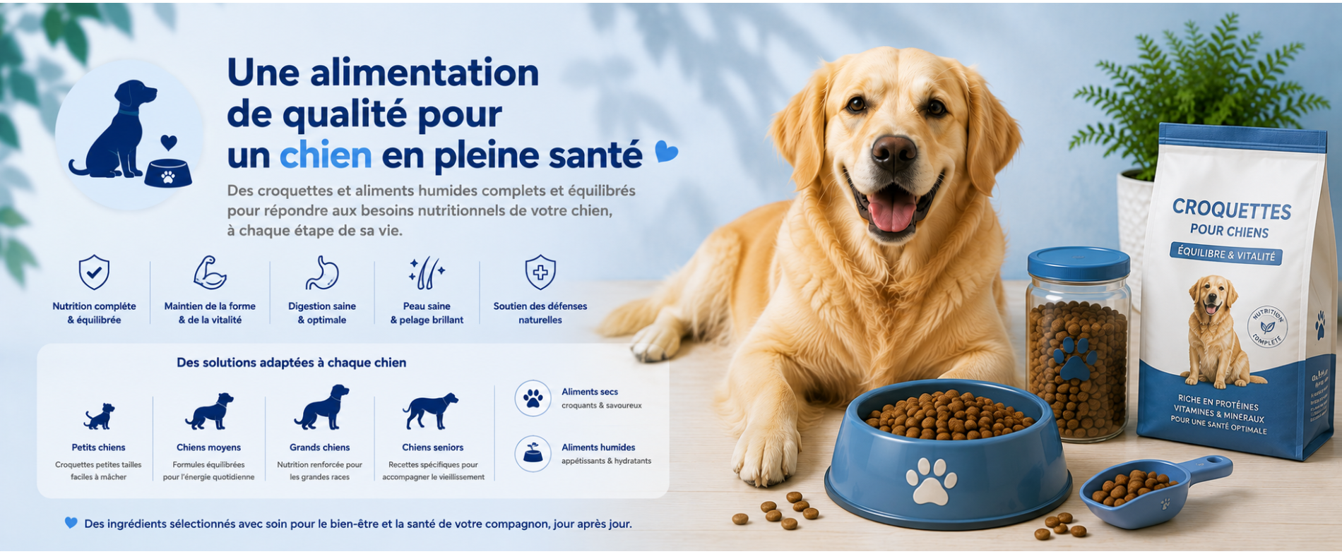 Alimentation pour chiens : croquettes et friandises | AnimauxCool