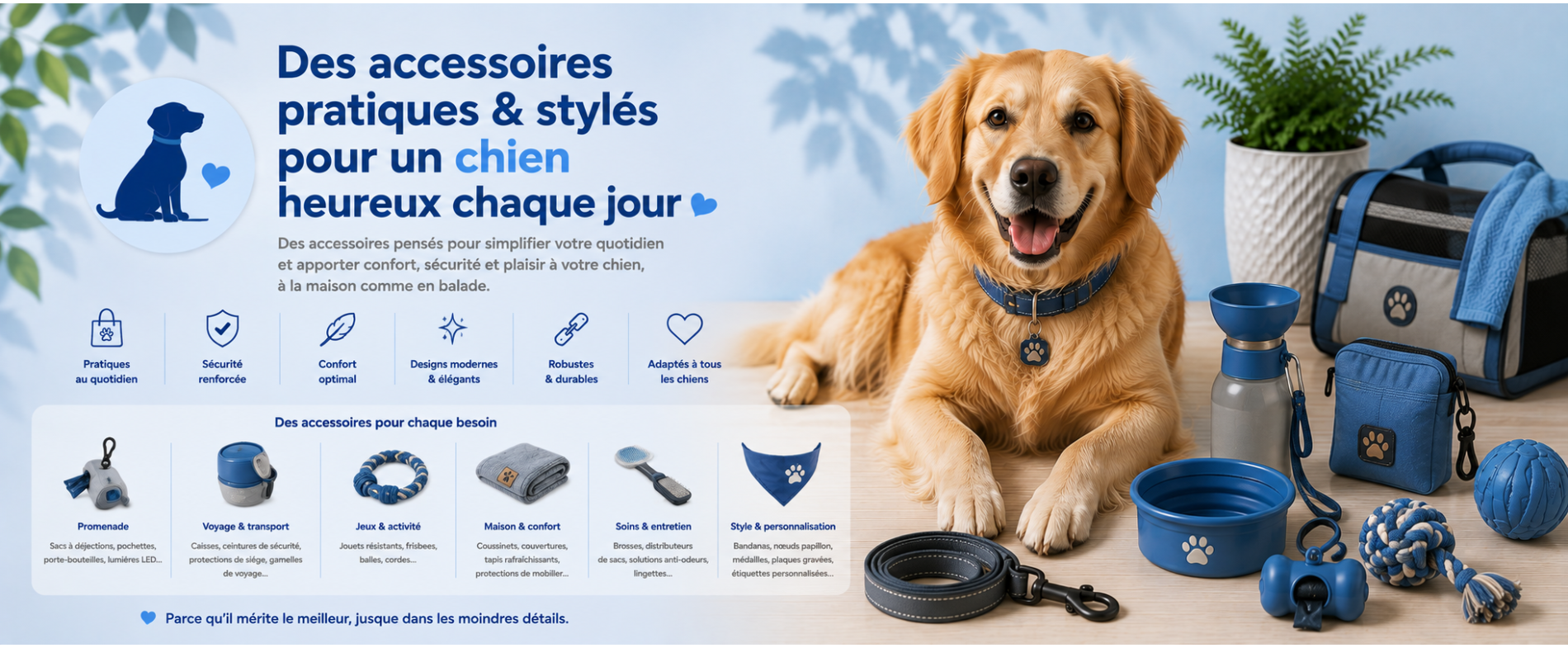 Accessoires pour chiens | AnimauxCool