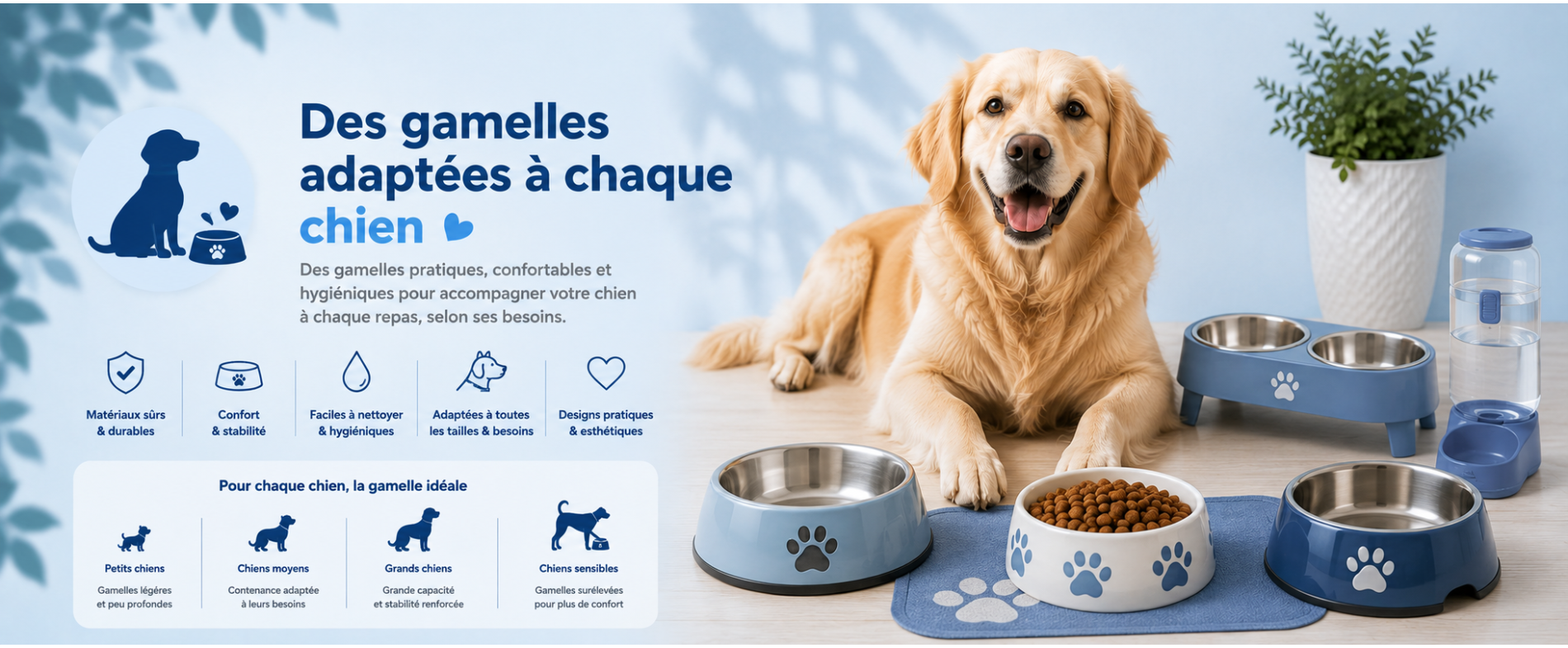 Gamelles pour chiens | AnimauxCool