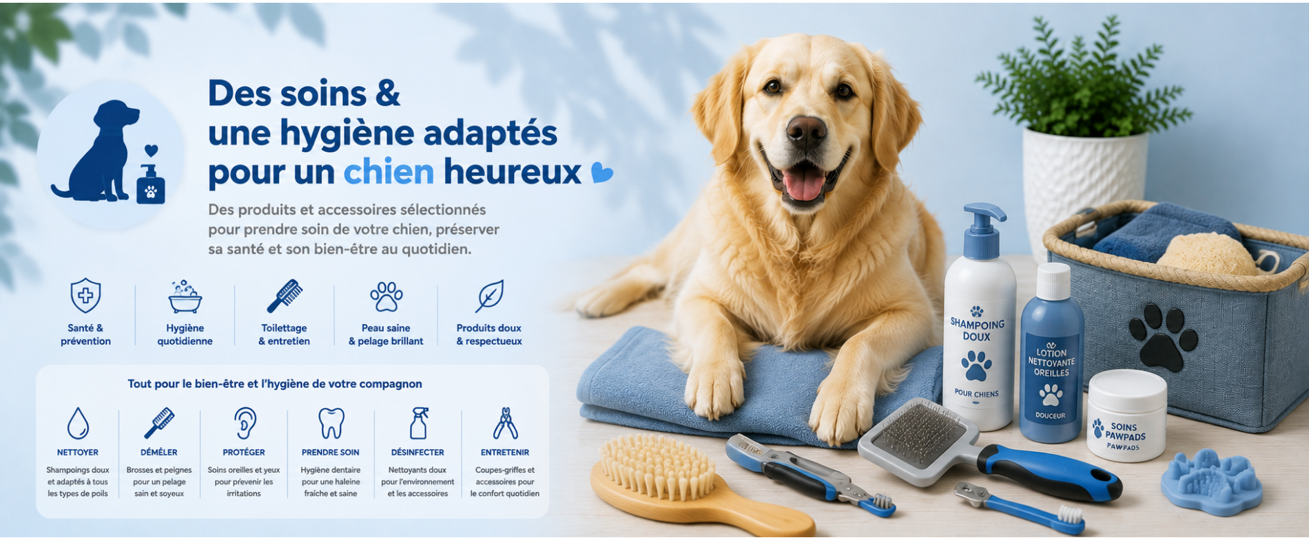 Soins et hygiène pour chiens | AnimauxCool