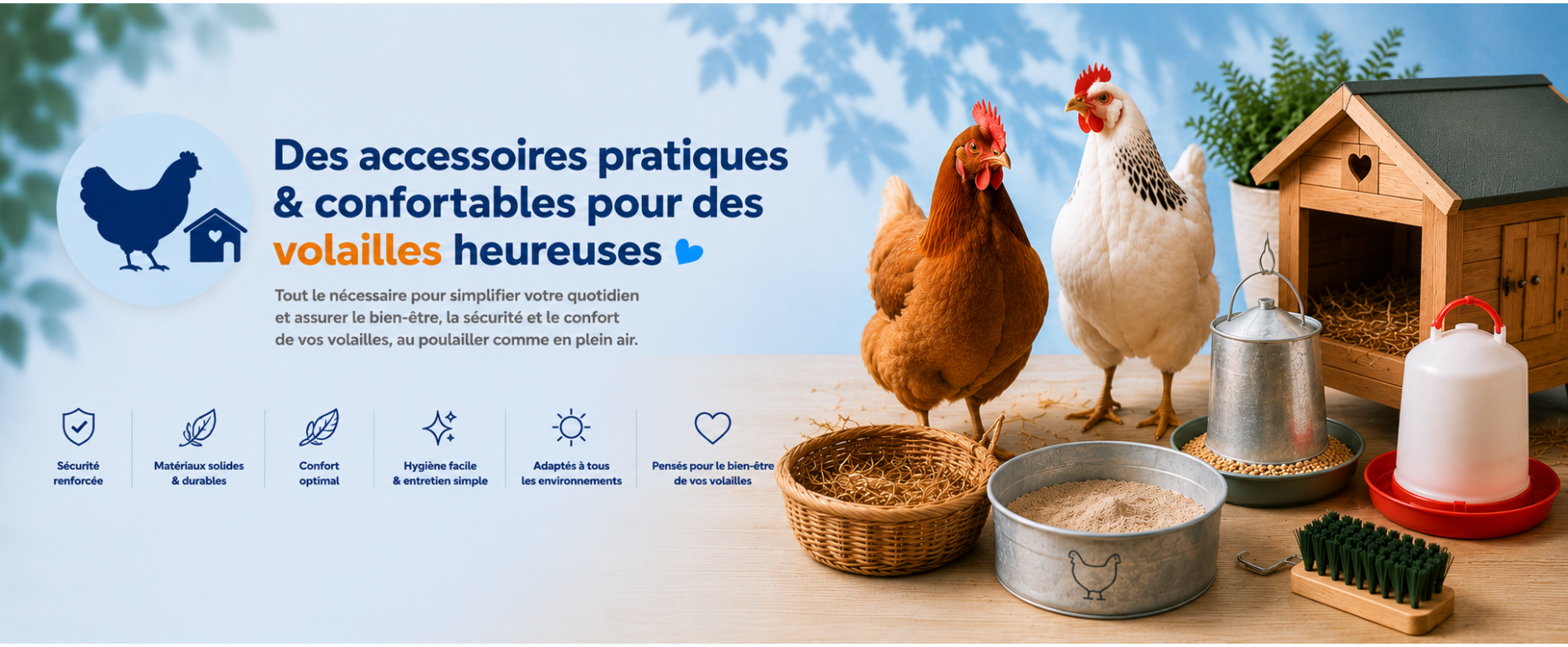 Accessoires pour volailles | AnimauxCool