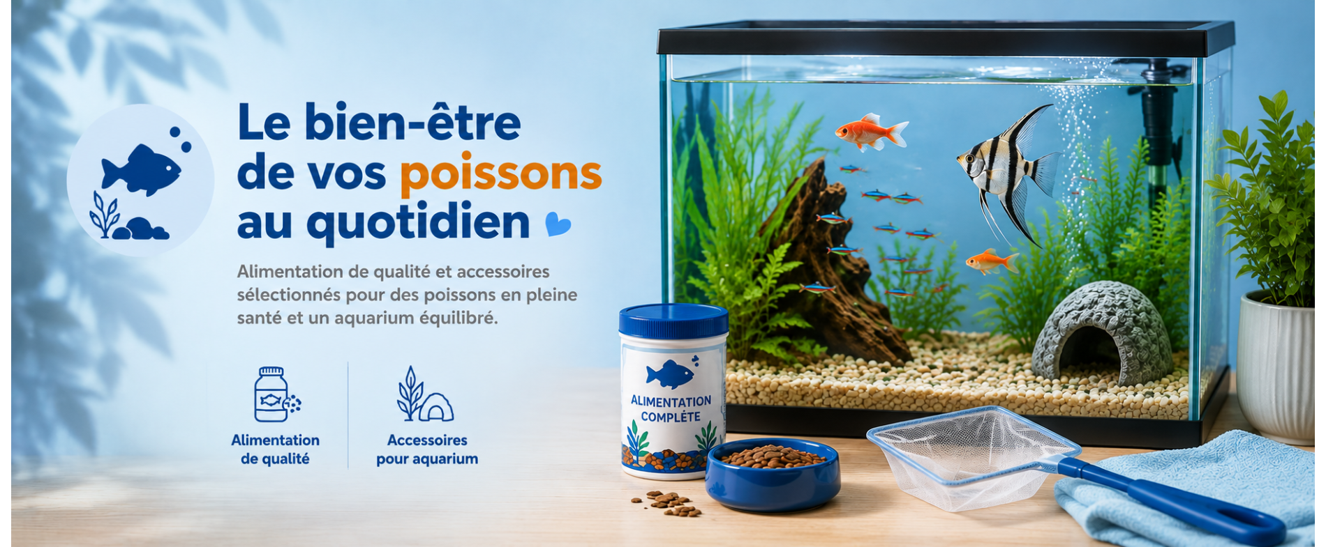Alimentation pour poissons d'aquarium | AnimauxCool