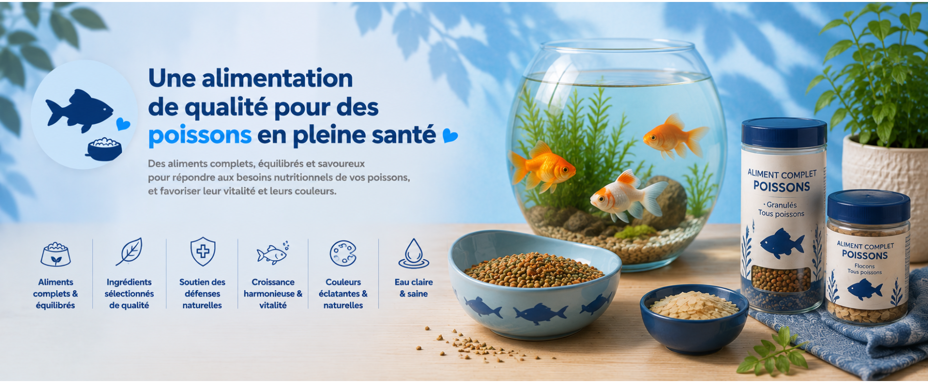 Nourriture pour poissons | AnimauxCool
